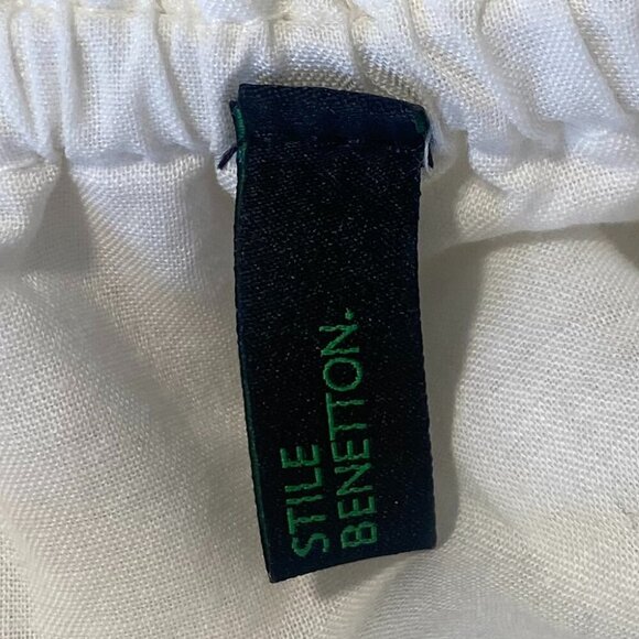 Stile Benetton Y2K Babydoll Floral Summer Empire Short Dress Women's Size Medium - Picture 11 of 14